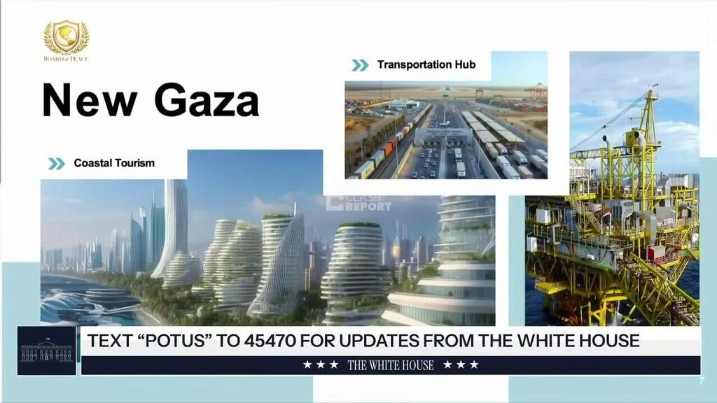 חתנו של טראמפ ג'ארד קושנר מציג הדמיות של "עזה החדשה"