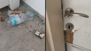 ונדליזם בדירות שנפרצו בפתח תקווה לאחר שנפגעו מטיל איראני במהלך המלחמה