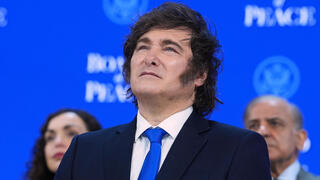 טקס החתימה על אמנת מועצת השלום של טראמפ