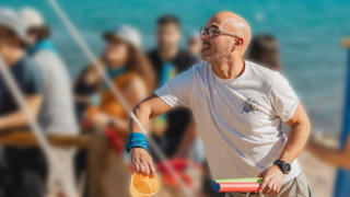 רון גושן ז"ל במהלך אירוע החברה באילת שבסופו התייבש ומת