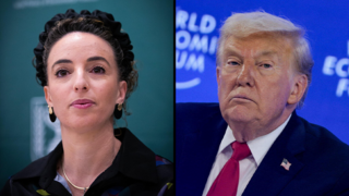 הנשיא טראמפ והשרה סילמן