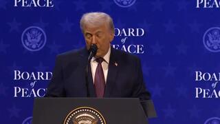 טקס החתימה על אמנת מועצת השלום של טראמפ