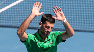 ג'וקוביץ' מודה לקהל