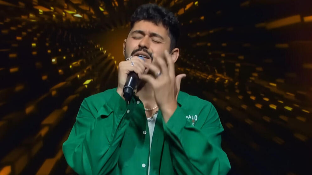 Noam Bettan (Photo: Screengrab) נועם בתן ב"הכוכב הבא"