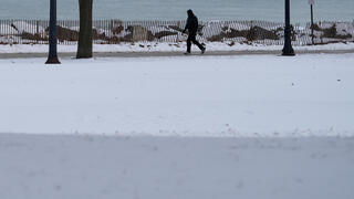 ארה"ב הכנות ל סופה שלג ב אילינוי