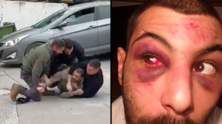 מעצר אלים של תושב טייבה