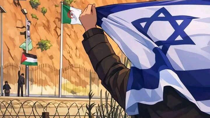 An AI-generated image circulated online following the incident at the Morocco-Algeria border תמונת AI של המקרה שעלתה ברשת