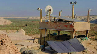 An IDF position in the Jordan Valley