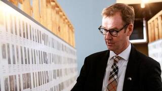 שגריר האיחוד האירופי בביקור במוזיאון בית לוחמי הגטאות