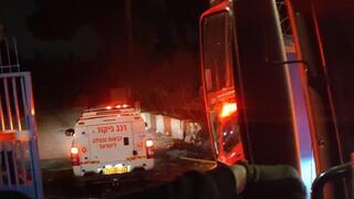 שריפה במתחם אונר"א שבירושלים