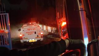 שריפה במתחם אונר"א שבירושלים