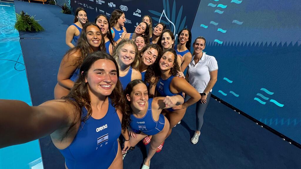 Сборная Израиля по водному поло (Фото: пресс-служба федерации) נבחרת הנשים של ישראל