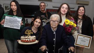 The students with Yaroslava 