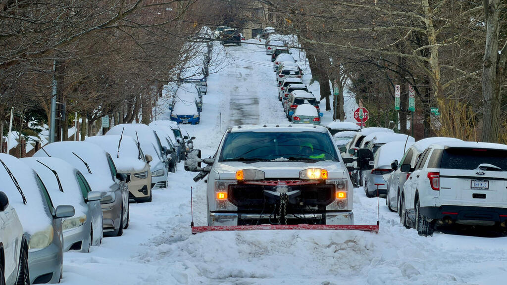 ארה"ב סופה סופת שלגים וושינגטון