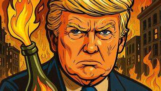 דונלד טראמפ בקמפיין של סוכנות מהר האיראנית