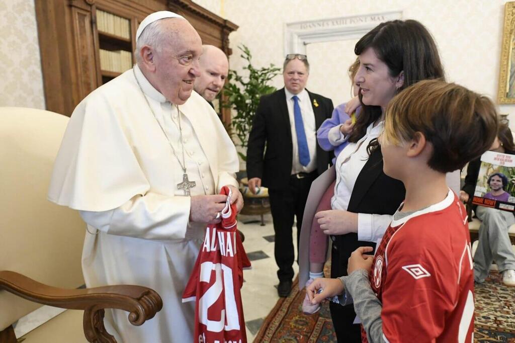 ביקור שבים ומשפחות חטופים בותיקן