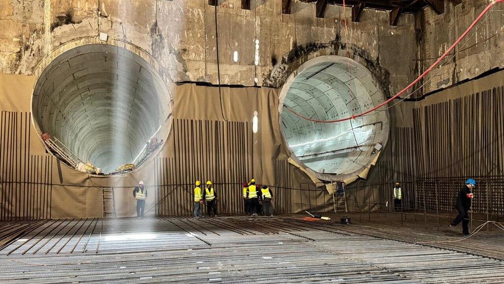 עבודות הכנה לתשתית הרכבת הקלה - הקו הירוק