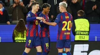 אולמו, לאמין ימאל ולבנדובסקי חוגגים