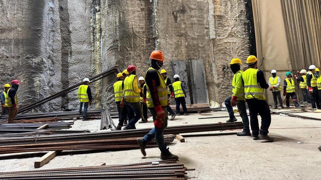 עבודות הכנה לתשתית הרכבת הקלה - הקו הירוק