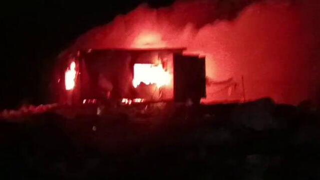 תיעוד התקיפה באיזור העיירה מוחמאס