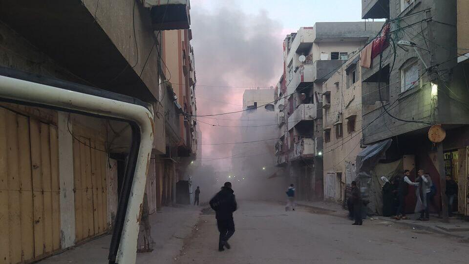 Взрыв в Газе תקיפה באל-מראזי