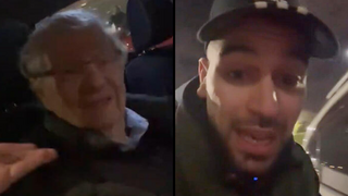 מרדכי דוד חסם את נשיא העליון בדימוס אהרון ברק ביציאה מכנס באקספו תל אביב 