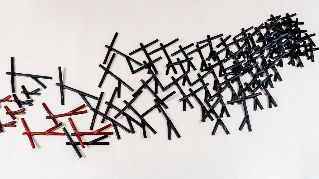 Photo: Ilan Amichai creation during war