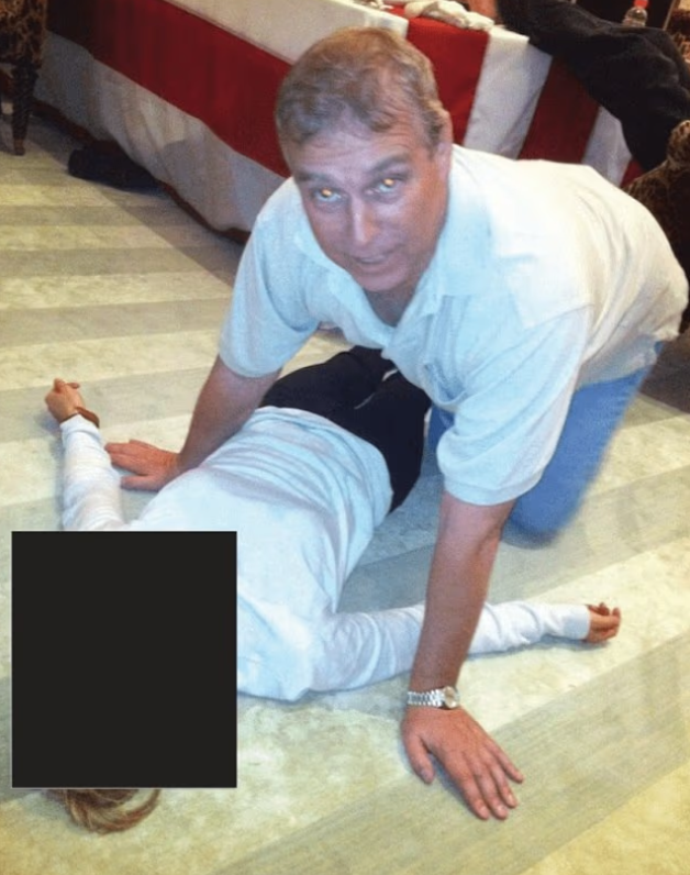 אנדרו מאונטבאטן וינדזור (צילום: מתוך תיק אפשטיין) הנסיך אנדרו