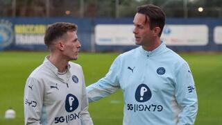 רוני דיילה באימון מכבי ת"א 