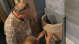 הכלי מימי בית שני בתצוגה