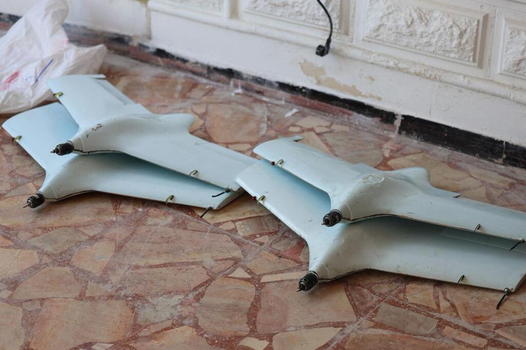 כטב"מים של חיזבאללה שנתפסו במבצע של המשטר בסוריה