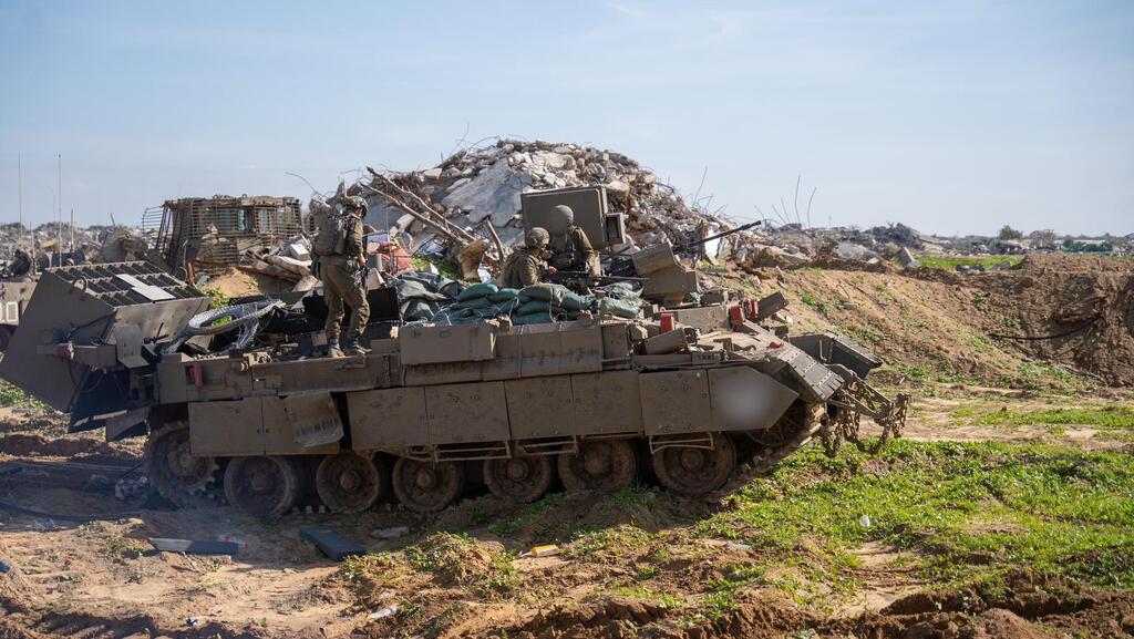 IDF operating in Khan Younis (Photo: IDF Spokesperson's Unit) פעילת כוחות צה"ל בחאן יונס