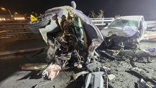 שני הרוגים בתאונה בין שתי מכוניות בכביש החוף