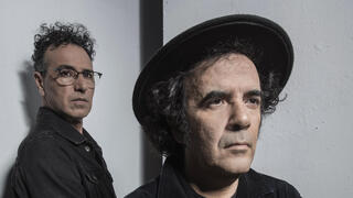 יורם חזן (מימין) ורן אלמליח מלהקת כנסיית השכל