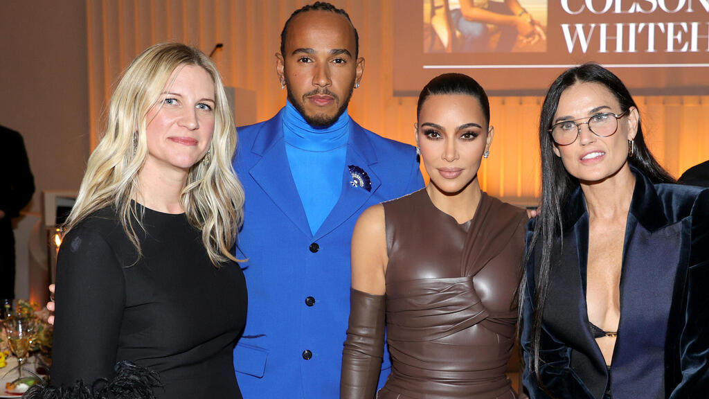 מידידים למאהבים. קים קרדשיאן ולואיס המילטון, עם דמי מור (צילום: Jamie McCarthy/Getty Images for WSJ. Magazine Innovators Awards) קים קרדשיאן דמי מור לואיס המילטון