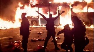 A scene from the intense clashes on the night of Jan. 8, 2026 in the Tehranpars area, which eyewitnesses described as resembling a battlefield