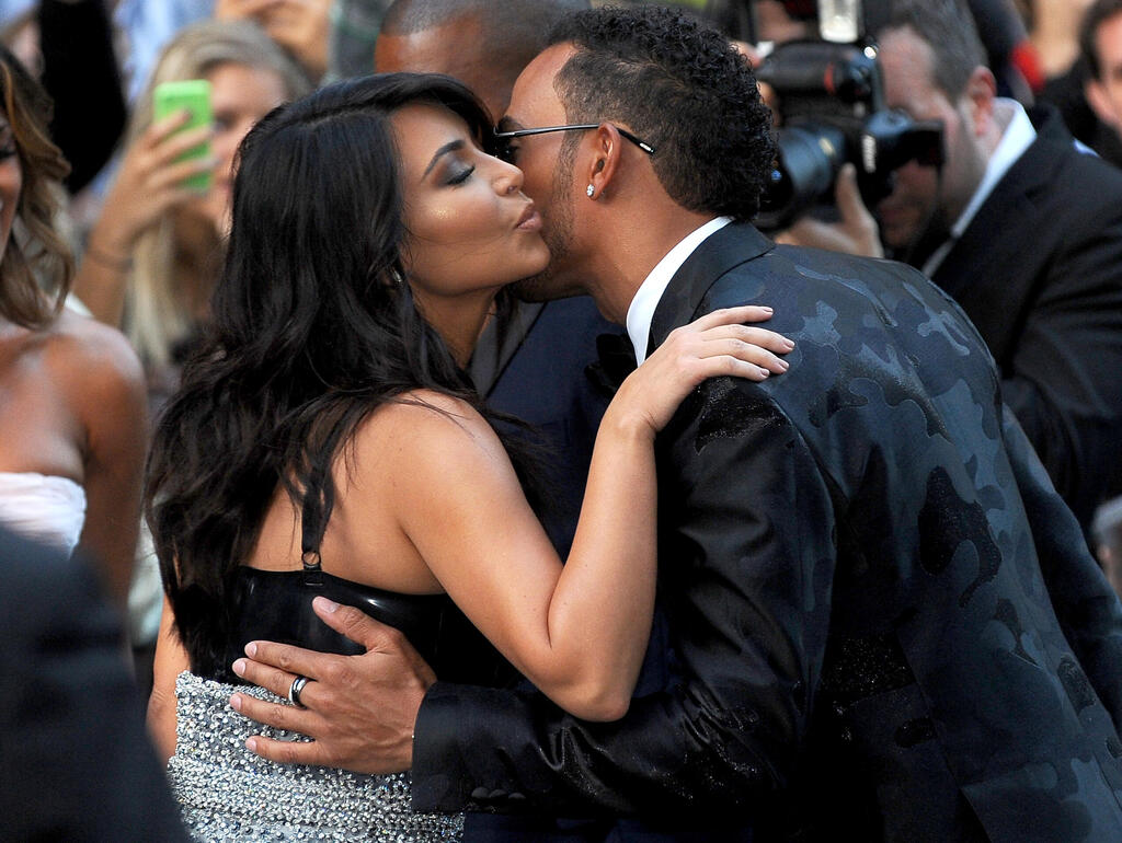 לא תמונה שמספקת אותנו (צילום: SplashNews.com) לואיס המילטון קים קרדשיאן