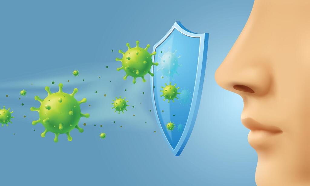 The body’s first encounter with viruses and bacteria begins in the nose (Photo: Shutterstock) מערכת החיסון, וירוס, נגיף, צינון