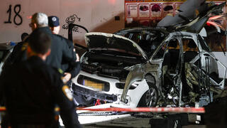   זירה פיצוץ רכב קריית ים