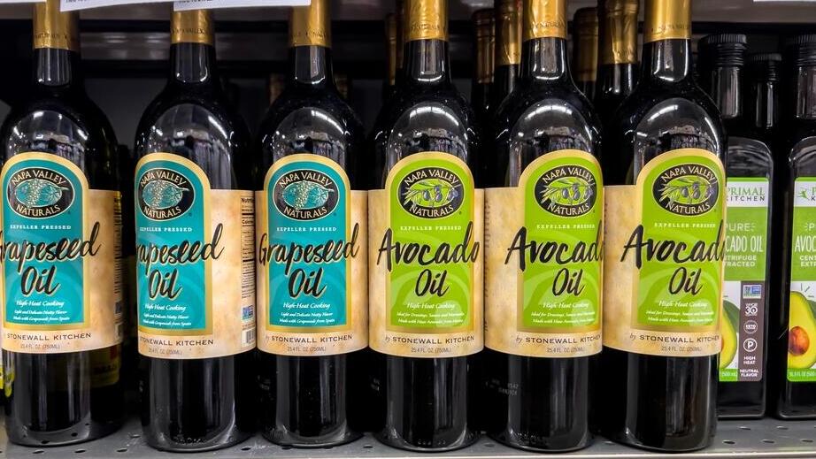 Масло из косточек винограда и масло авокадо 