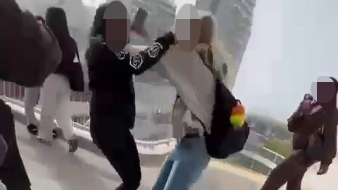 תיעוד התקיפה בחטיבת הביניים בנתניה