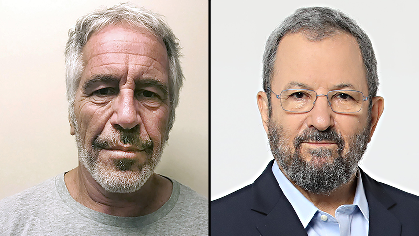 אהוד ברק ג'פרי אפשטיין