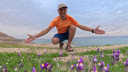 פשתנית ססגונית ליד ים המלח