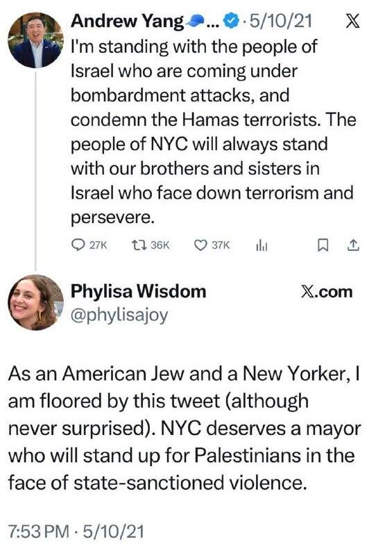 הציוץ והתגובה של פליסה ויזדום