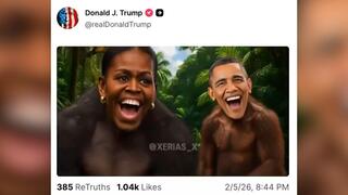 נשיא ארה"ב פרסם סרטון על ברק ומישל אובמה ברשת החברתית שלו