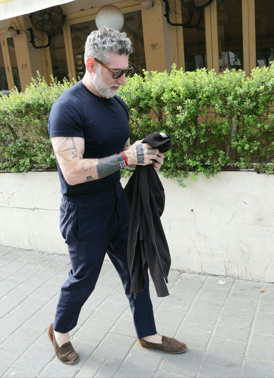 פפראצי אסף גרניט יחד עם אמא שלו 