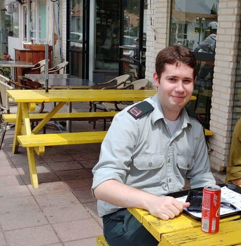 'His eyes were a little scary, unhealthy. He had a look of death. Like he’d been torn apart inside. His eyes were screaming. He suffered a lot and you could see it' סרן תומר אייגס