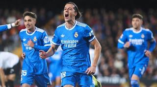 קאררס חוגג עם שחקני ריאל