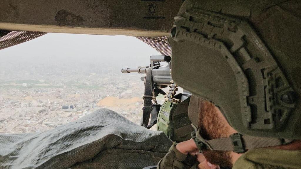 יואב זיתון עם חטיבת המילואים אלכסנדרוני בקו הצהוב בצפון רצועת עזה