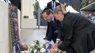 ביקור הנשיא באתר ההנצחה לנפגעי הפיגוע בבונדיי ביץ'